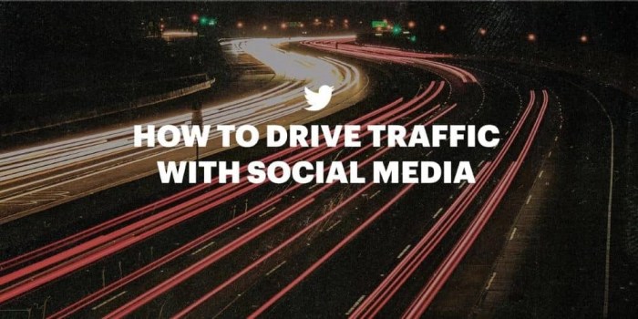 Using social networking to drive traffic